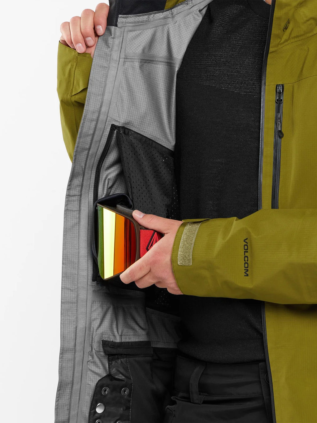 Veste de snowboard Volcom Gore-Tex Proshell Arthur - Moss