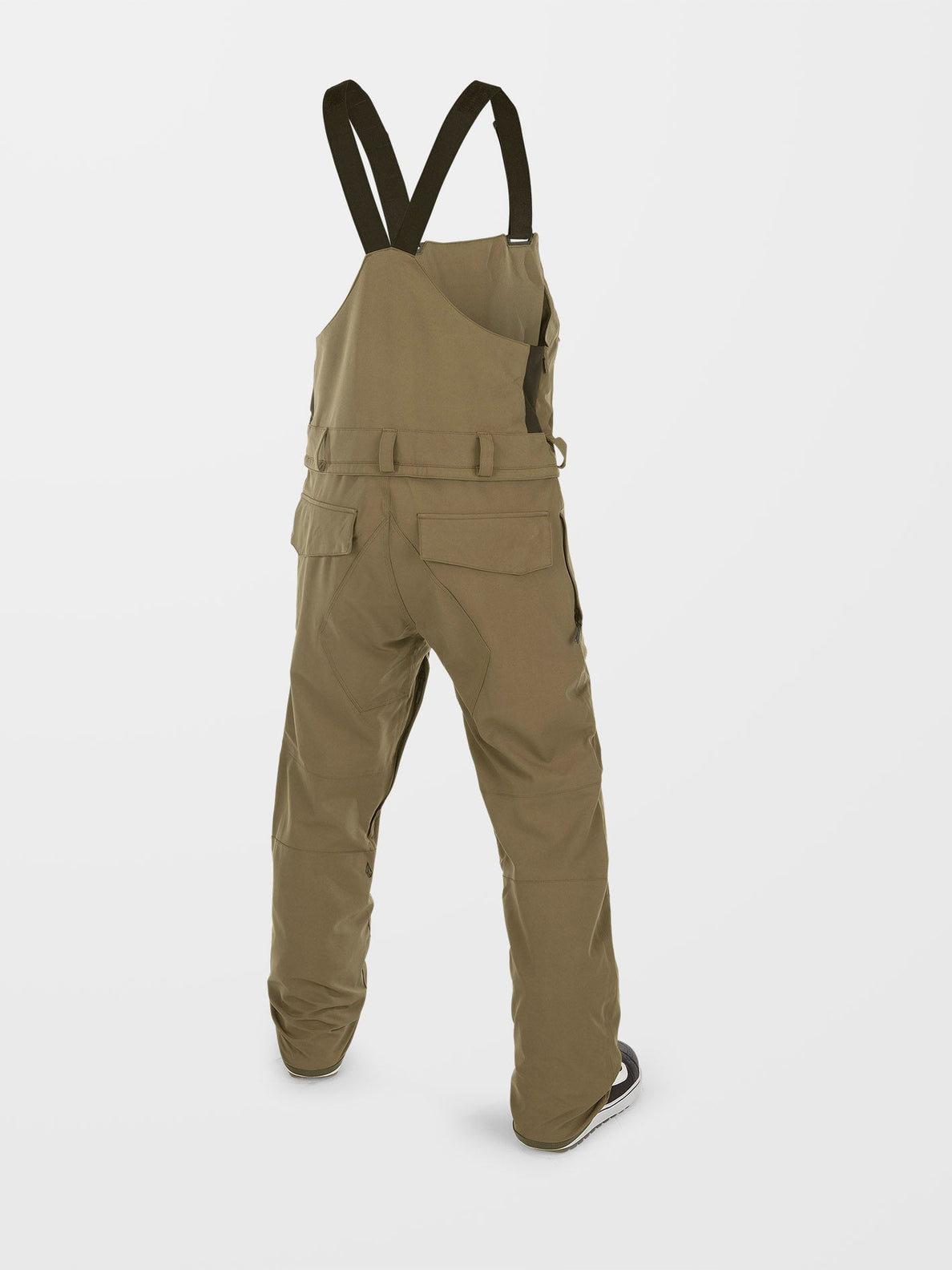Pantaloni da snowboard Volcom Roan Bib Global - Teak scuro