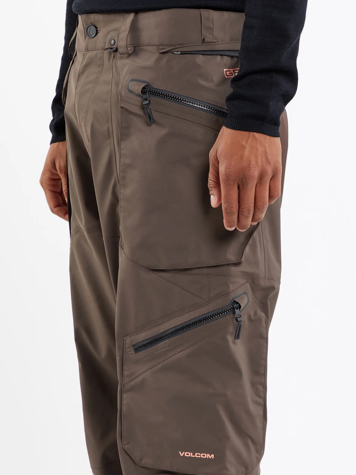 Calça de snowboard Volcom Guch Stretch GoreTex Pant - Marrom | Novos produtos | Produtos mais recentes | Produtos mais vendidos | Produtos mais vendidos | Snowboard Gore-Tex | surfdevils.com