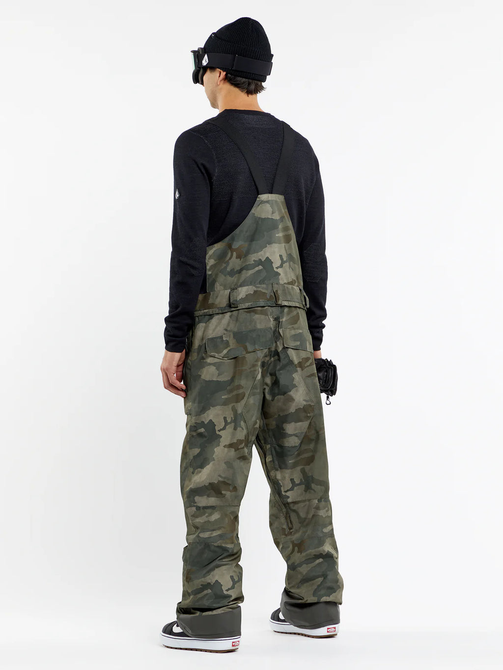 Volcom Rain GoreTex Latzhose Snowboard-Latzhose – Cloudwash Camo