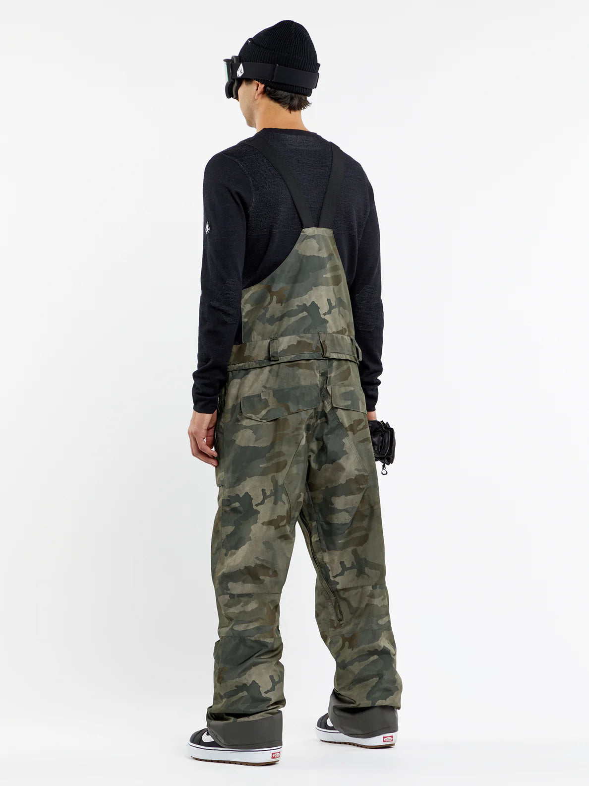 Peto de snowboard Volcom Rain GoreTex Bib Overall - Cloudwash Camo