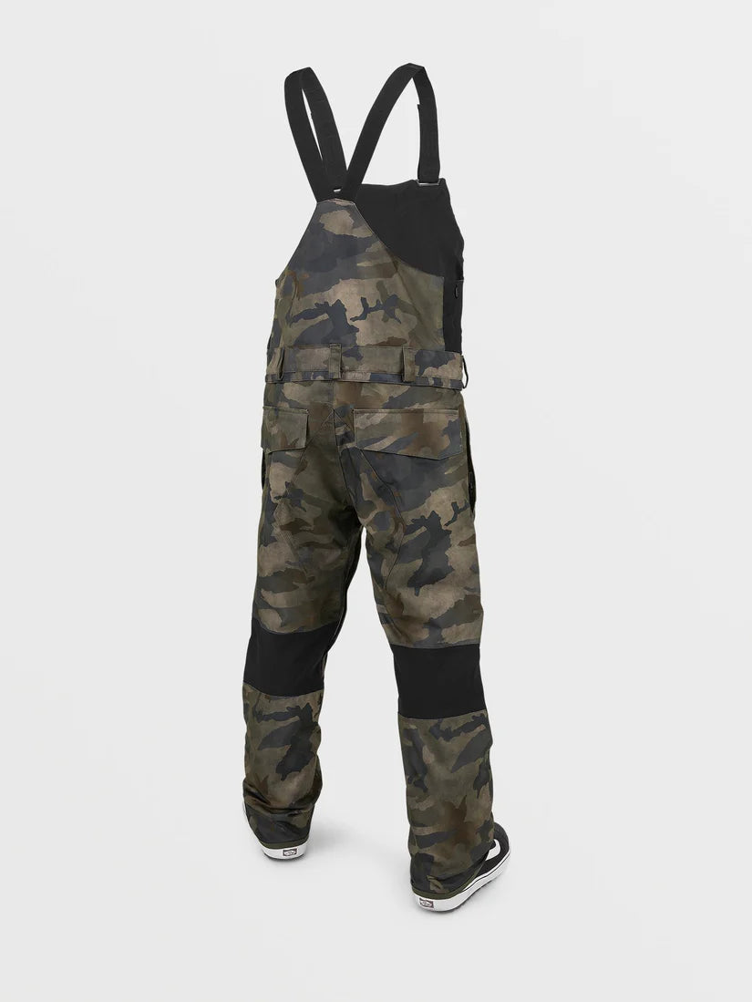 Volcom Roan Bib Overall Snowboard Bibs - Cloudwash Camo