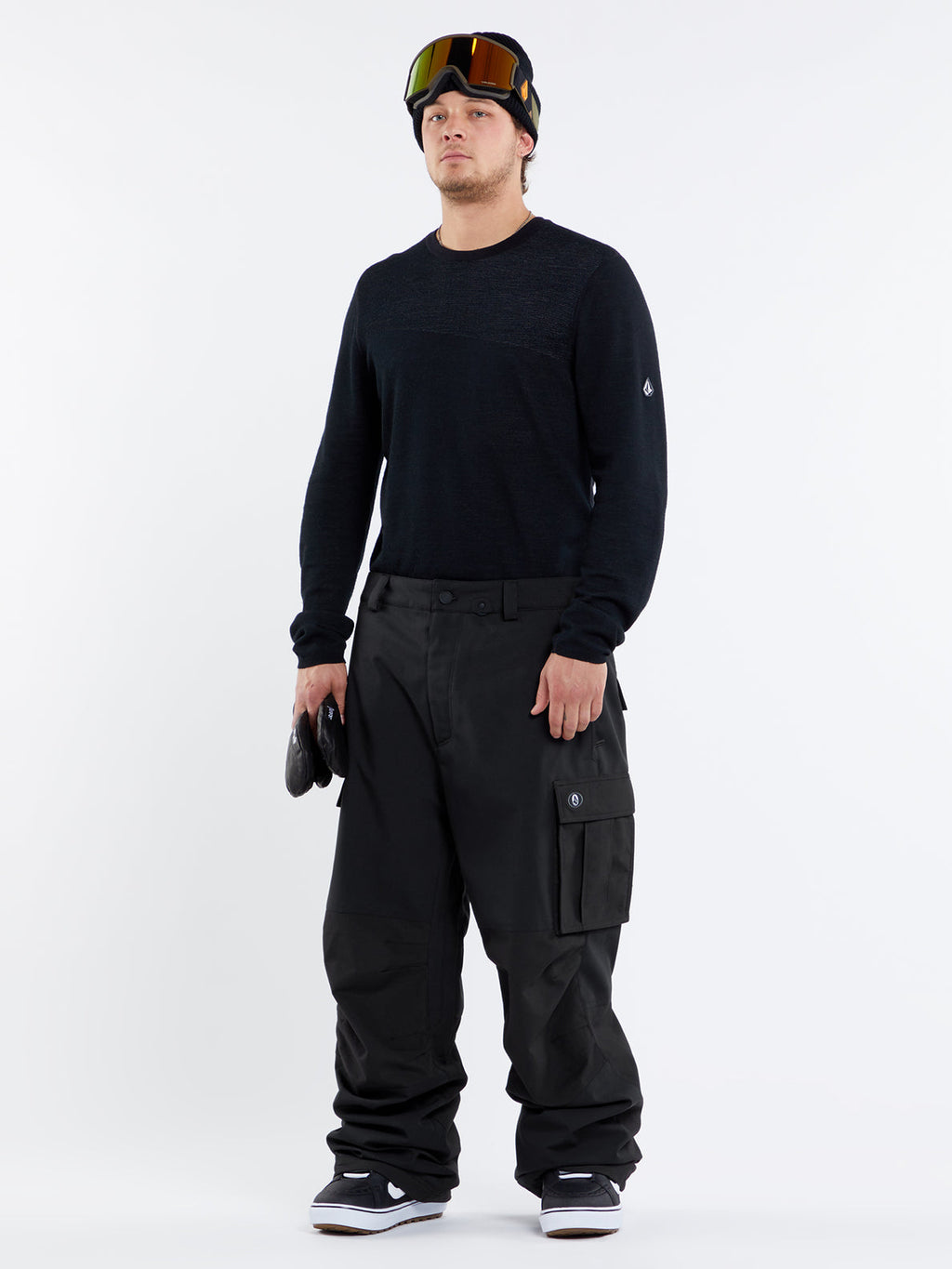 Volcom NWRK Baggy Pant Snowboard Pants - Black