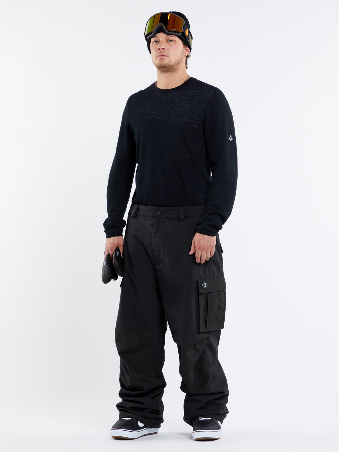 Volcom NWRK Baggy Pant Snowboard Pants - Black