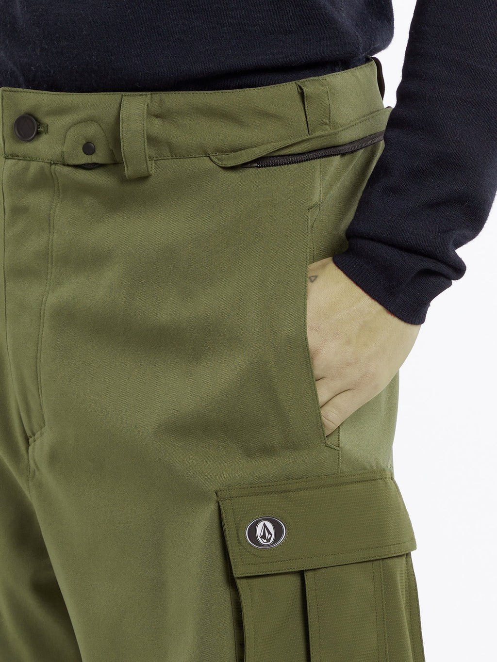 Volcom NWRK Baggy Pant Snowboard Pants - Military