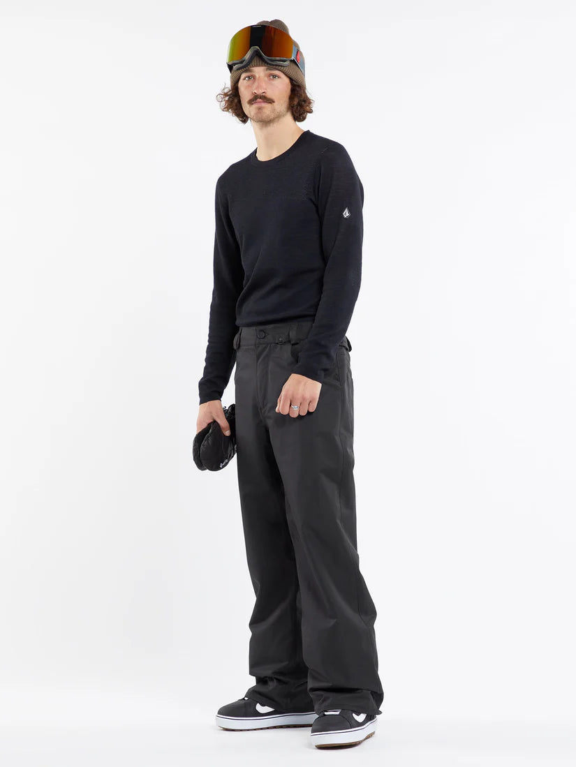 Volcom 5 Pocket Snowboard Pants - Black | Collection_Zalando | Men's snowboard pants | Snowboard Shop | Volcom Shop | surfdevils.com