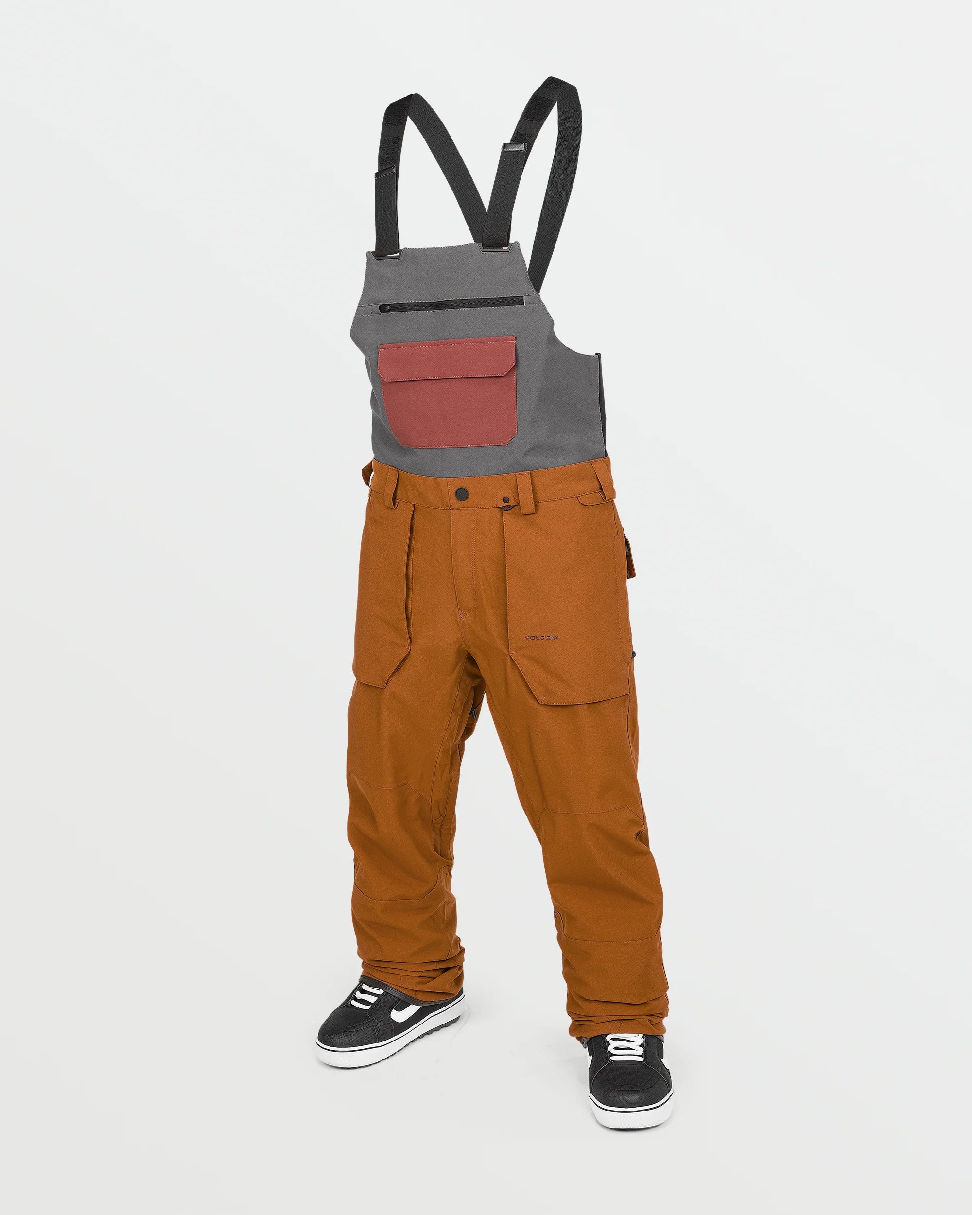 Volcom Roan Snowboard-Latzhose – Karamell