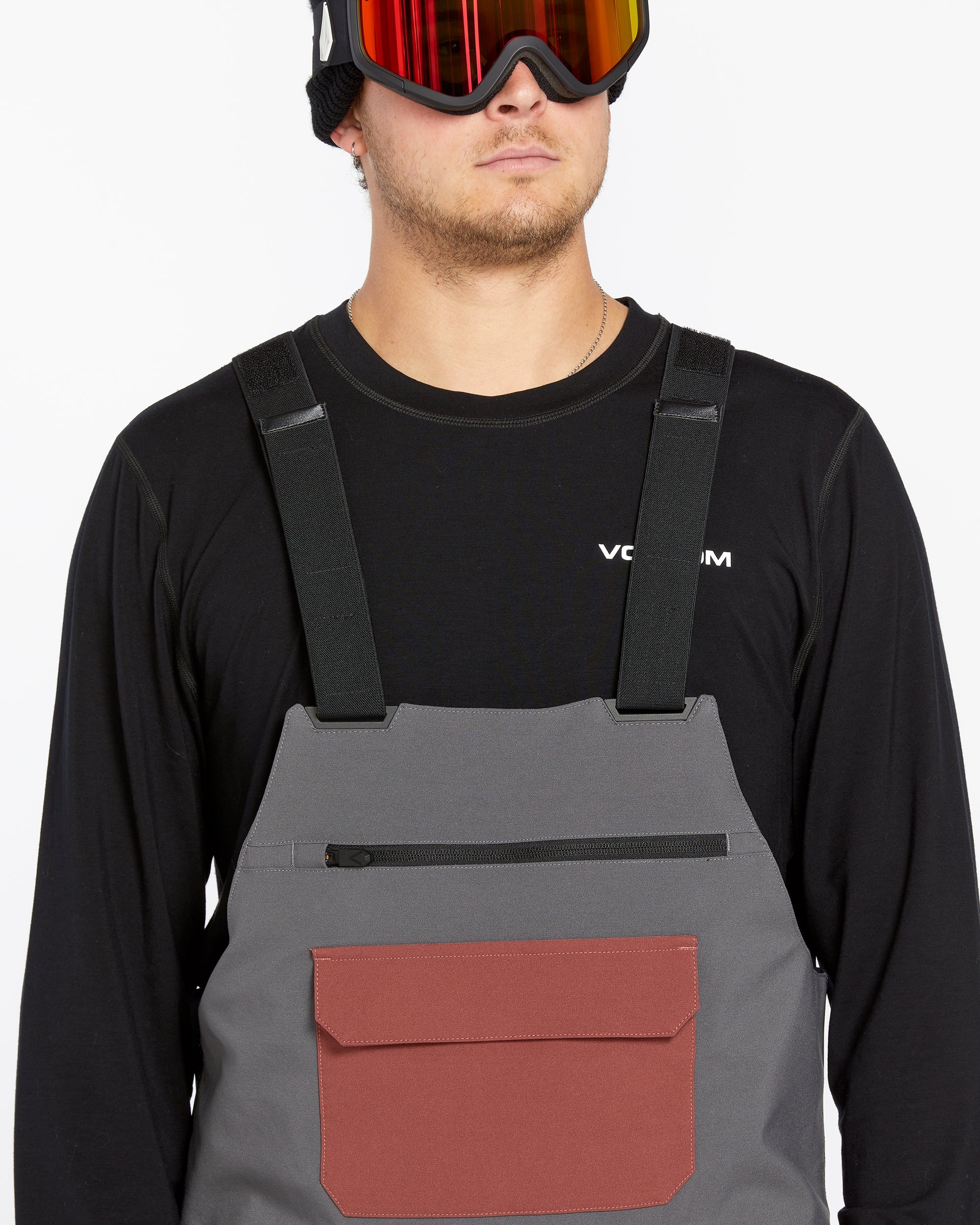 Volcom Roan Snowboard-Latzhose – Karamell
