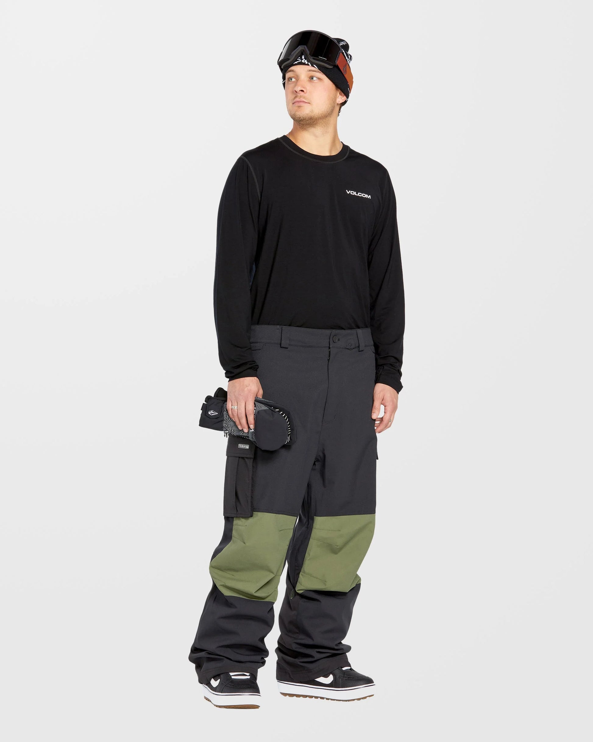 Pantalón de snowboard Volcom Nwrk Baggy - Black | Pantalones de snowboard Hombre | Snowboard Shop | Volcom Shop | surfdevils.com