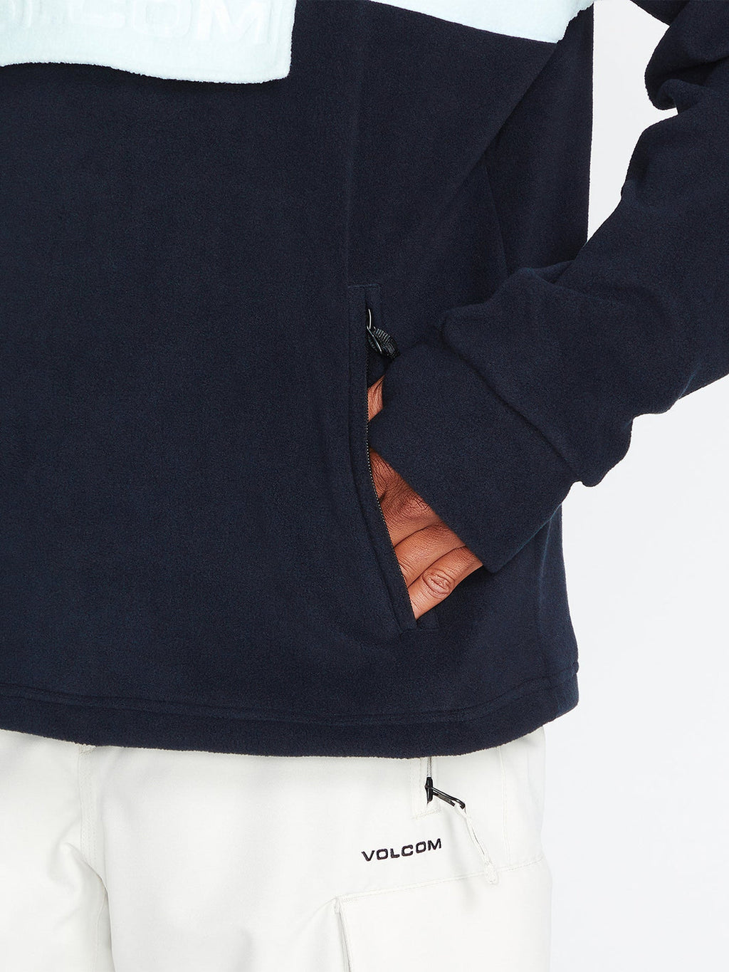 V-Science Fleece 1/2 Zip Snow Sweatshirt - Sky