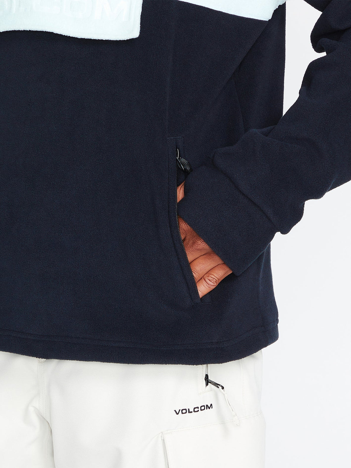 V-Science Fleece 1/2 Zip Snow Sweatshirt - Sky