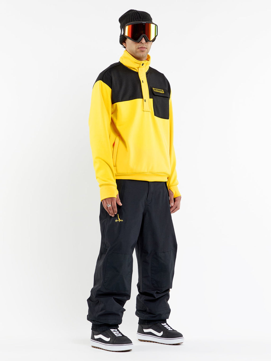 Volcom She 2 Pullover Snow Sweatshirt - Bright Yellow