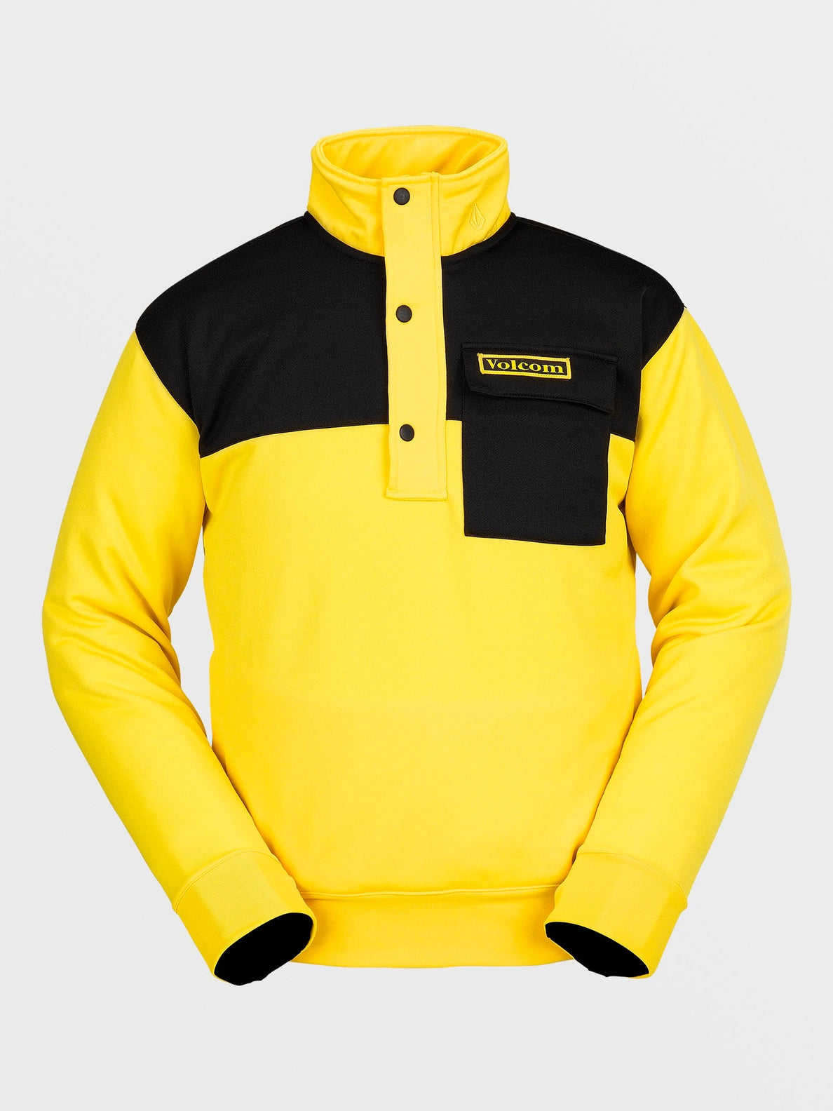 Volcom She 2 Pullover Schnee-Sweatshirt – leuchtendes Gelb