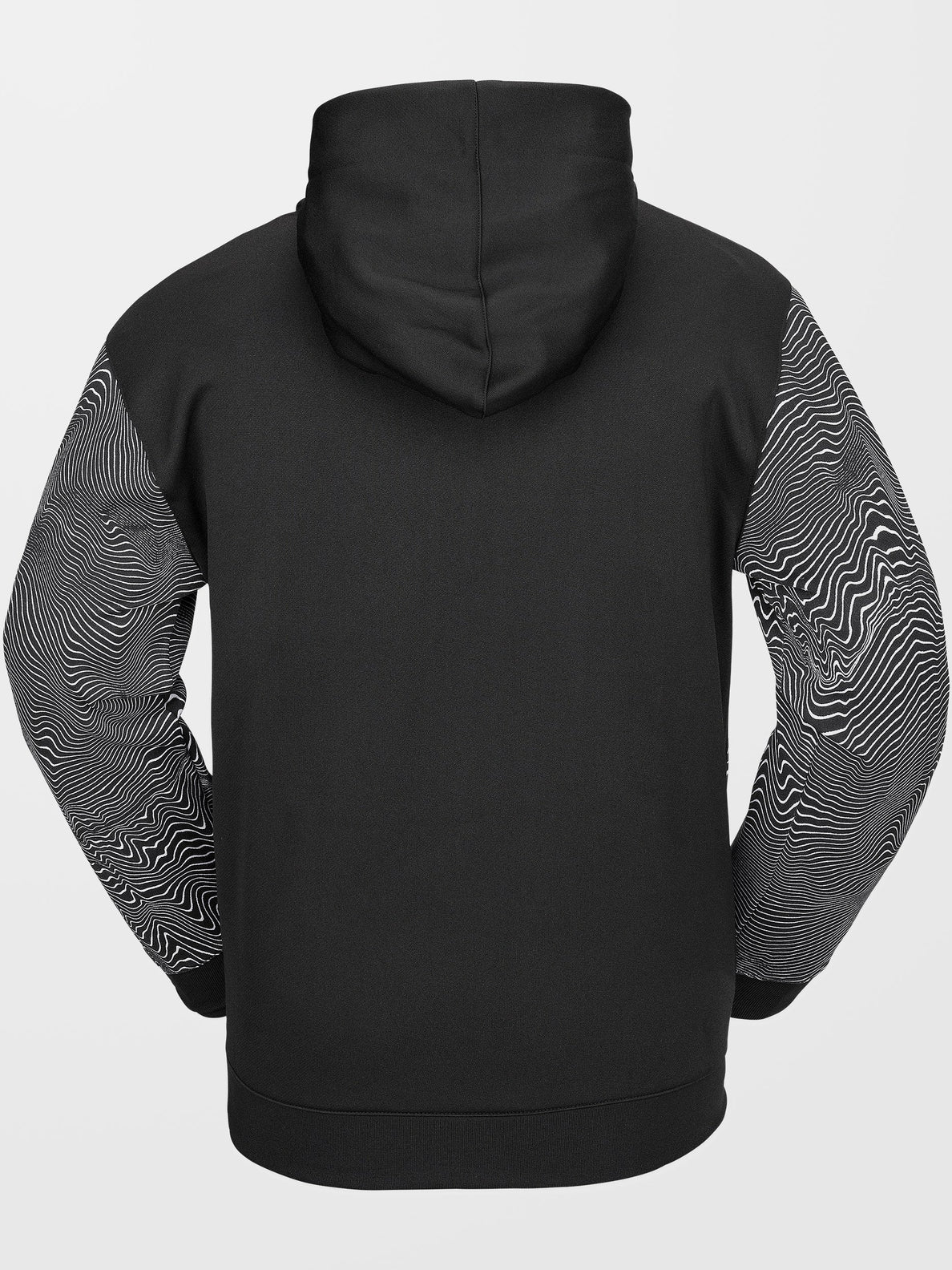 Volcom Hydro Riding Technisches Sweatshirt – Schwarzer Aufdruck