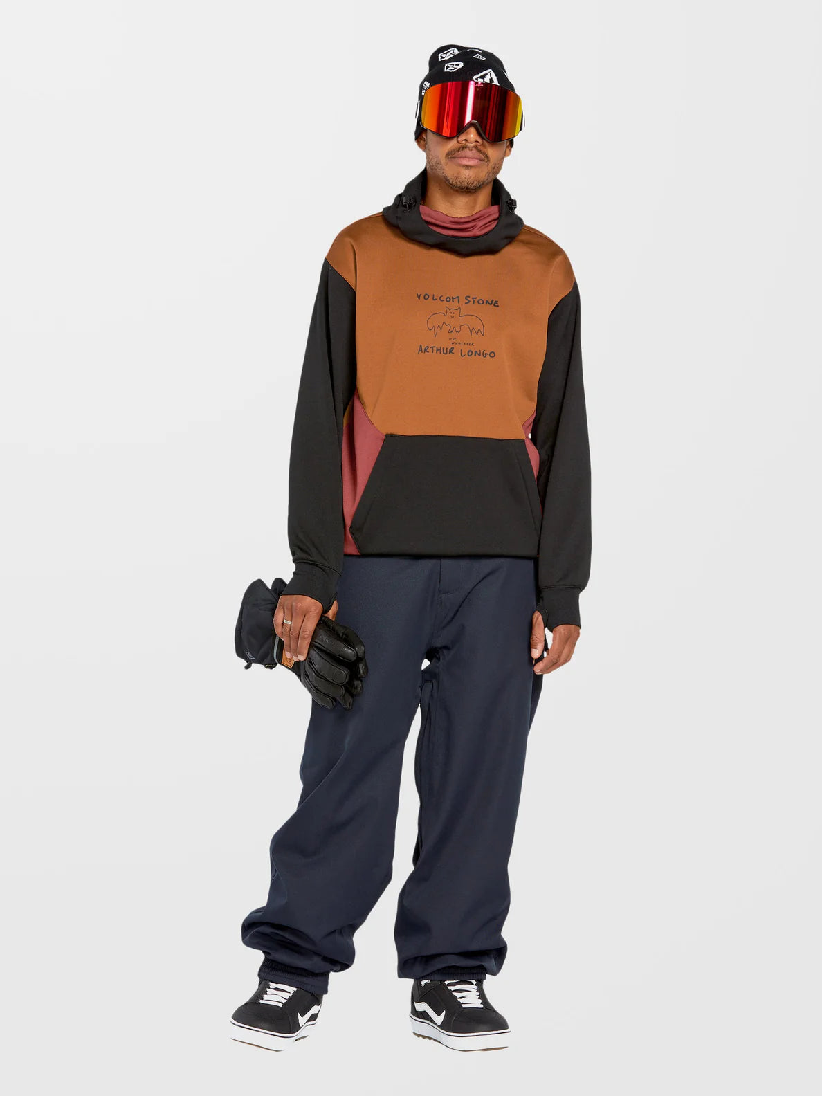 Volcom Hydro Riding Technisches Sweatshirt – Karamell