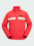 She Crew Fleece Snow Sweatshirt – Orange Shock