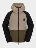 Sudadera Nieve Volcom V-Science Full Zip - Dark Khaki