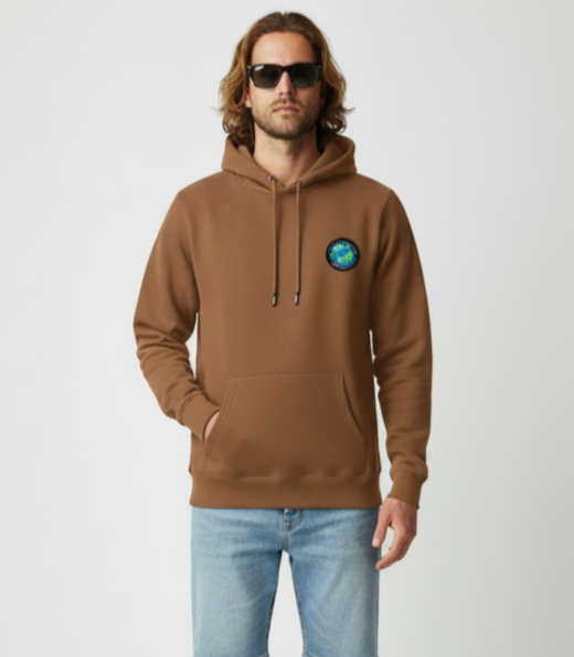 Sweat à capuche All One All Places All Races – Miel