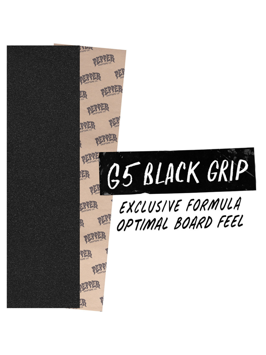 Pfefferschleifpapier – G5 9x33" Schwarz