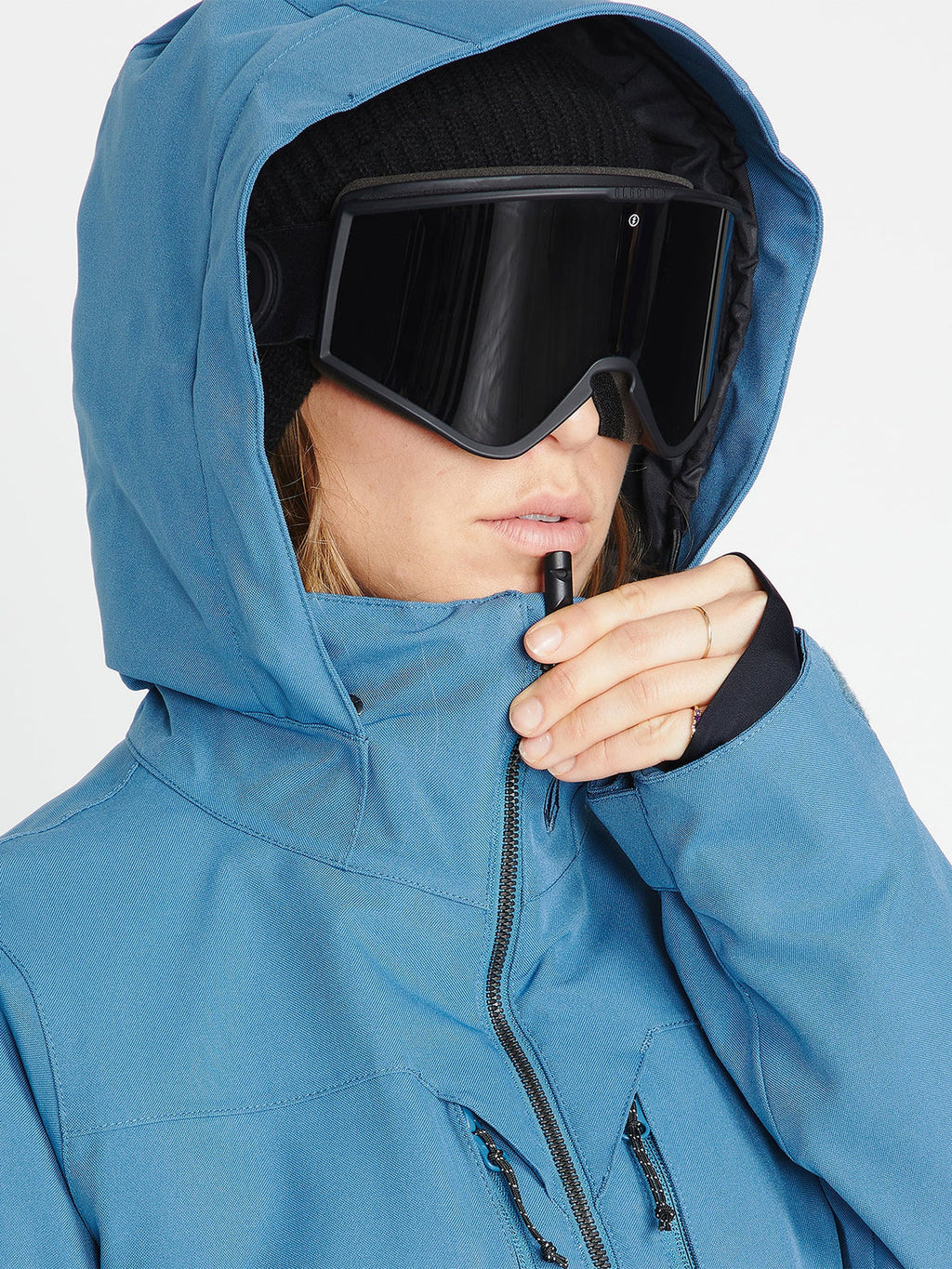 Volcom Shelter 3D Stretch Jacket Women's Snowboard Jacket - Petrol Blue