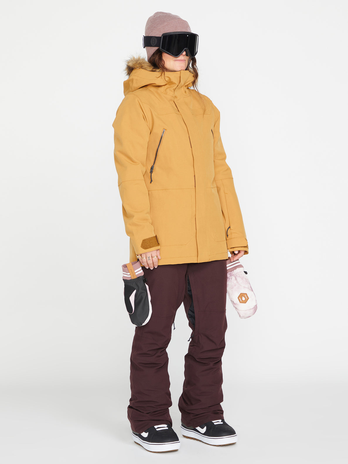 Volcom Shadow Insulated Jacket Damen-Snowboardjacke – Karamell