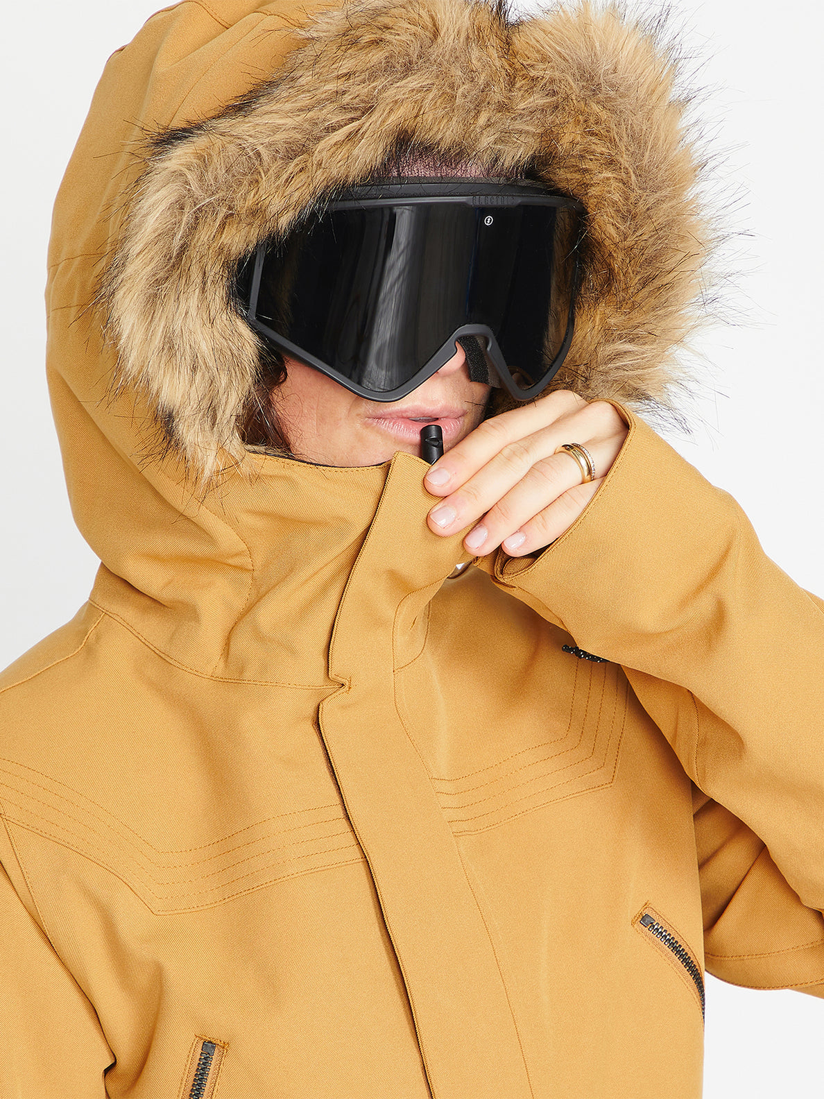 Chaqueta de snowboard Mujer Volcom Shadow Insulated Jacket - Caramel | Chaquetas de snowboard Mujer | Snowboard Shop | Volcom Shop | surfdevils.com