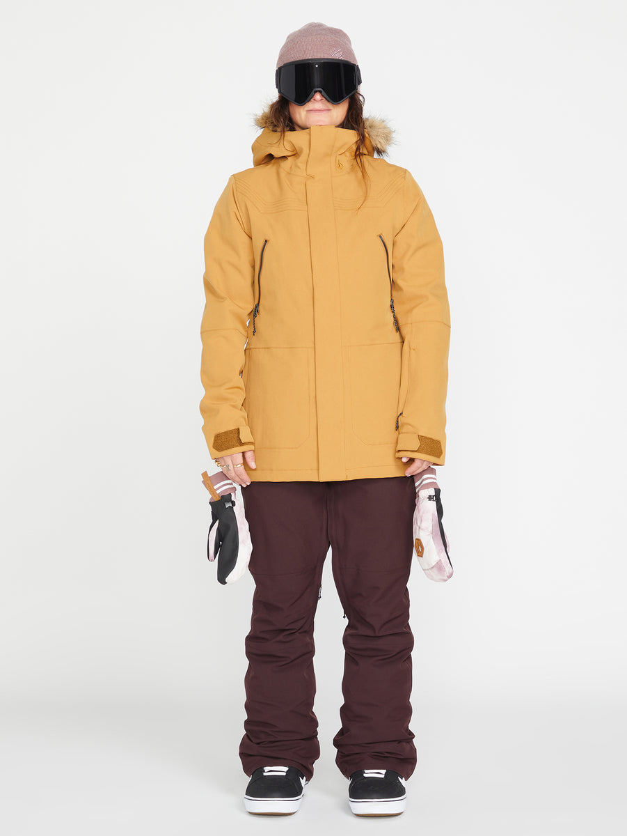 Volcom Shadow Insulated Jacket Women's Snowboard Jacket - Caramel