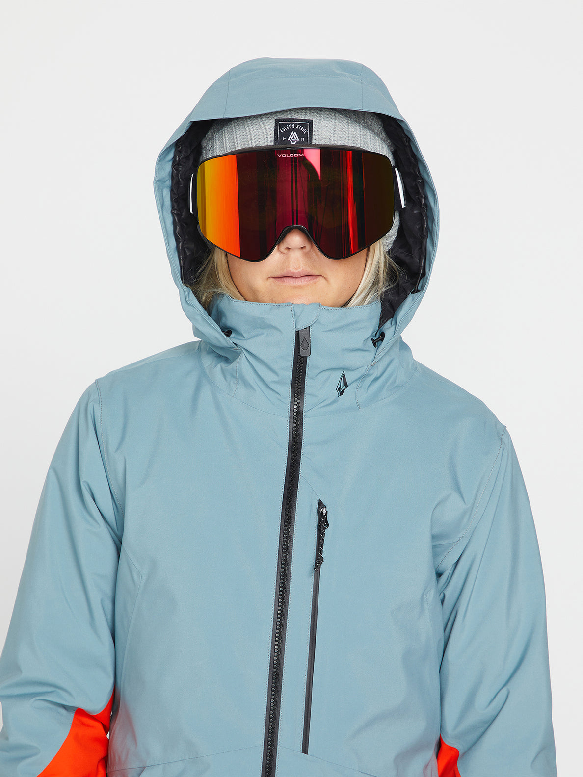 Chaqueta de snowboard Mujer Volcom 3D Stretch Gore-Tex Jacket - Green Ash | Chaquetas de snowboard Mujer | Snowboard Gore-Tex | Snowboard Shop | Volcom Shop | surfdevils.com