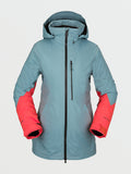 Giacca da snowboard da donna Volcom 3D Stretch Gore-Tex Jacket - Verde cenere