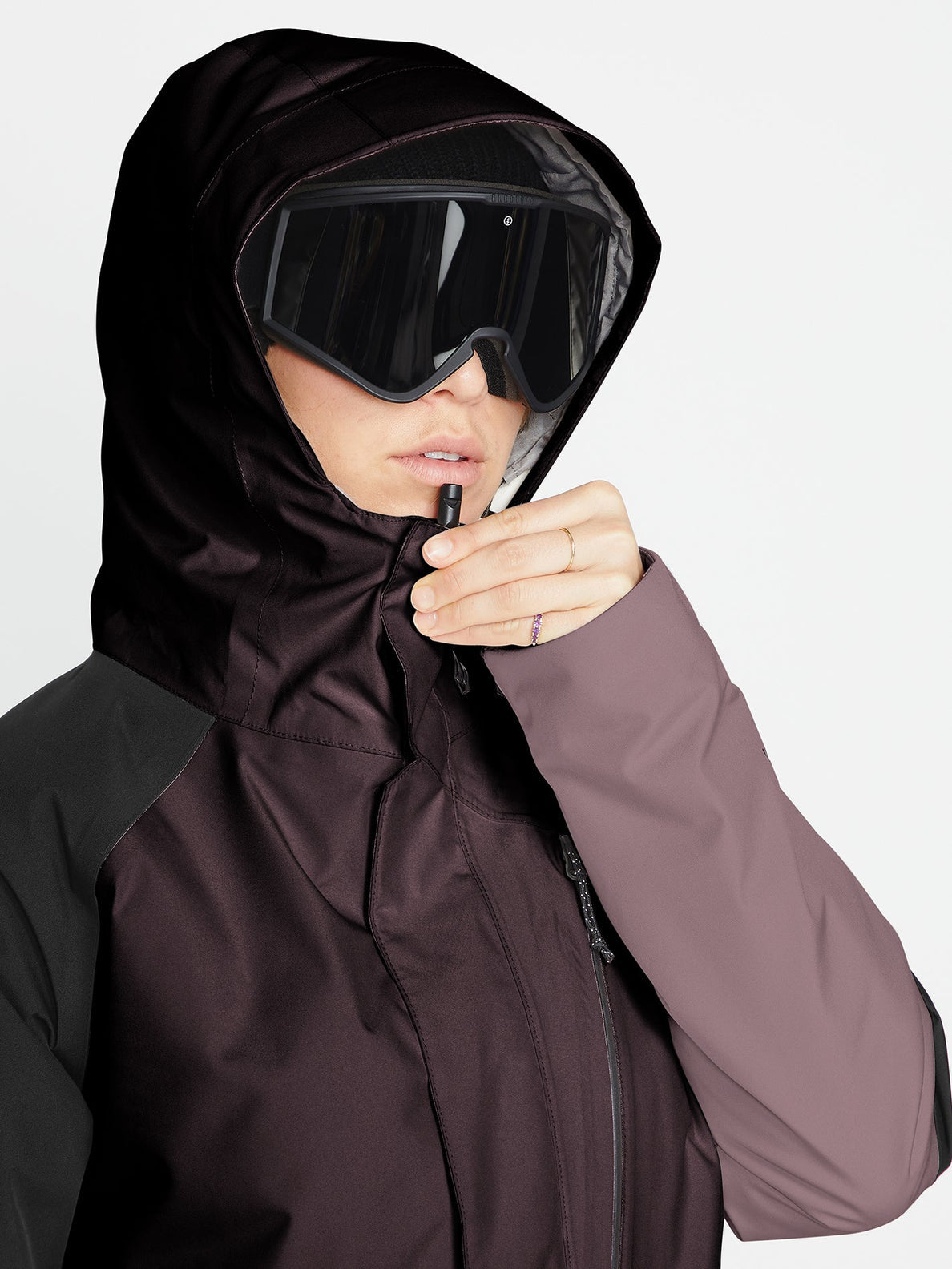 Chaqueta de snowboard Mujer Volcom Aris Insulated Gore-Tex Jacket - Black Plum