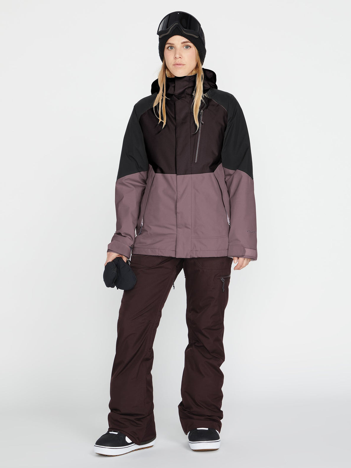 Chaqueta de snowboard Mujer Volcom Aris Insulated Gore-Tex Jacket - Black Plum | Snowboard Gore-Tex | surfdevils.com