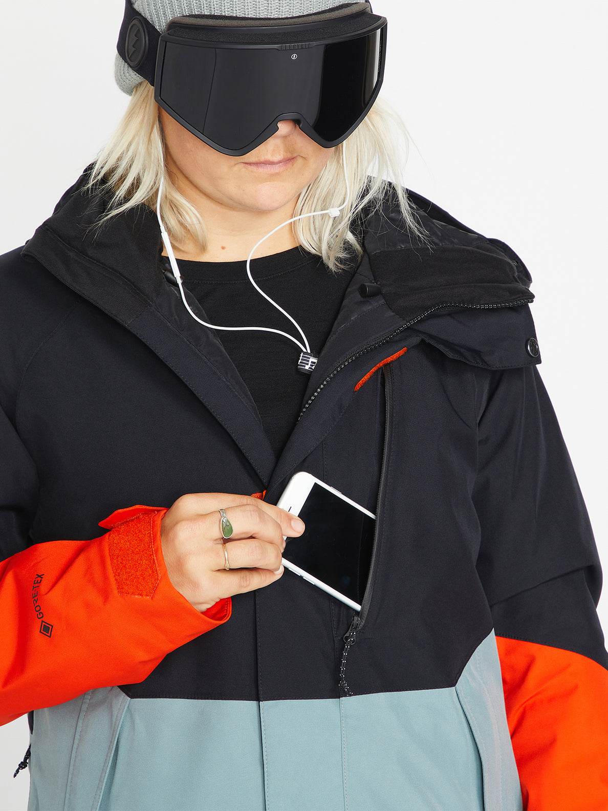 Chaqueta de snowboard Mujer Volcom Aris Insulated Gore-Tex Jacket - Green Ash