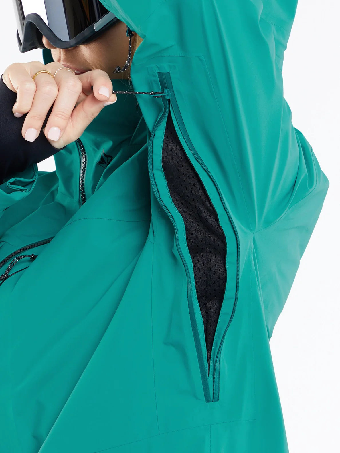 Volcom KOA TDS Infrarot Gore-Tex Damen Snowboardjacke – Leuchtendes Grün