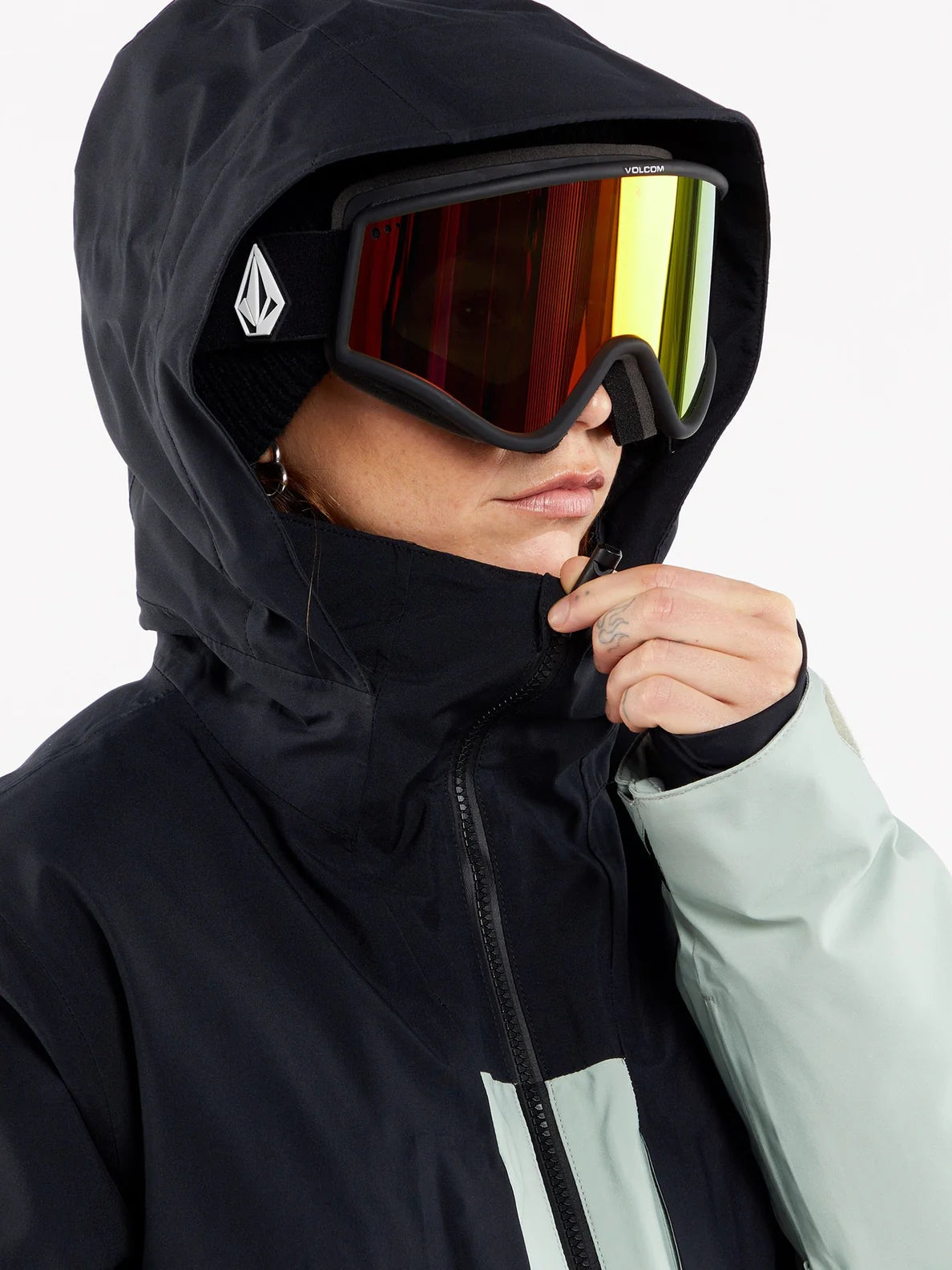 Volcom AW 3-in-1 GoreTex Women's Snowboard Jacket - Sage Frost