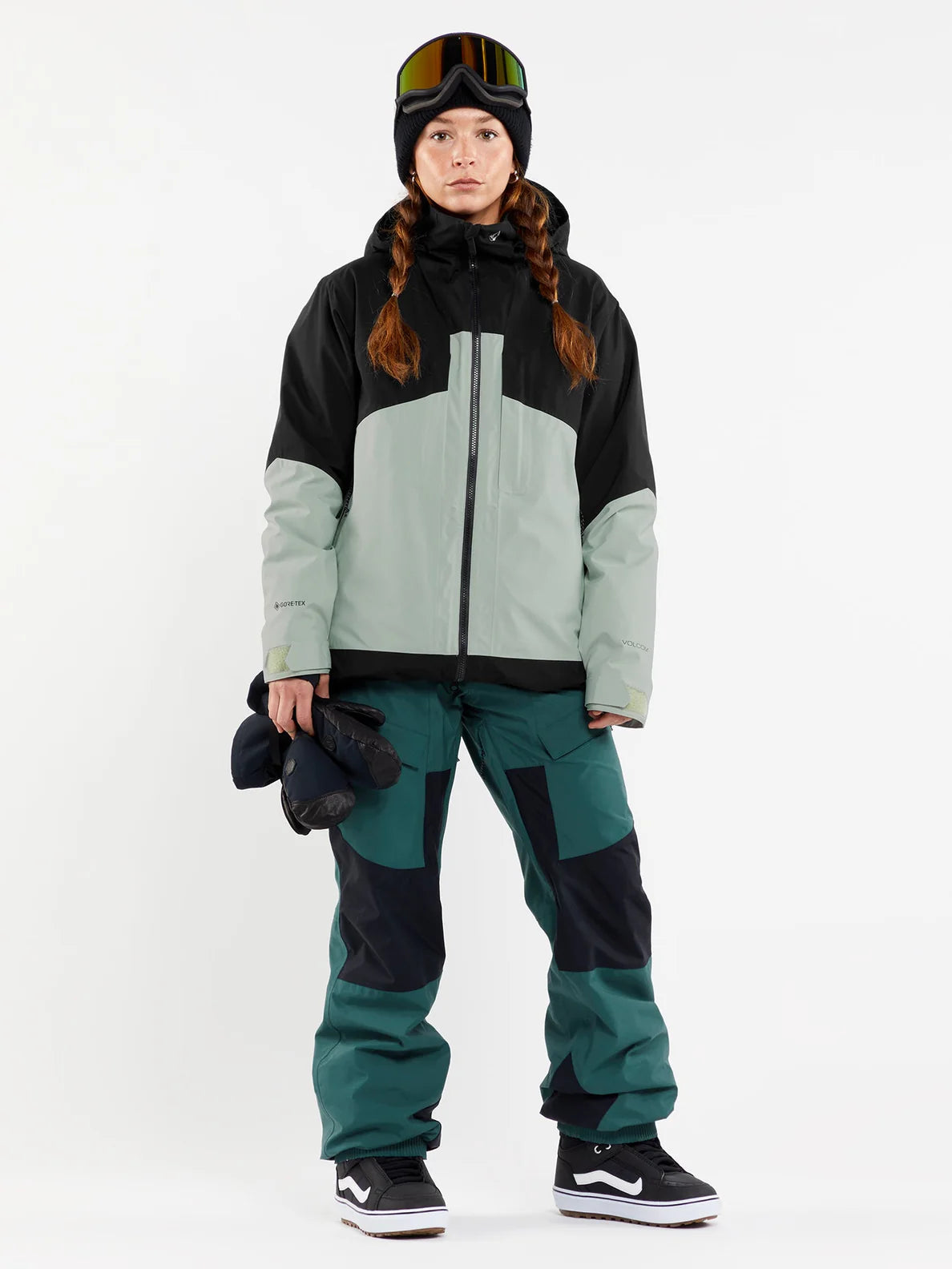 Volcom AW 3-in-1 GoreTex Women's Snowboard Jacket - Sage Frost