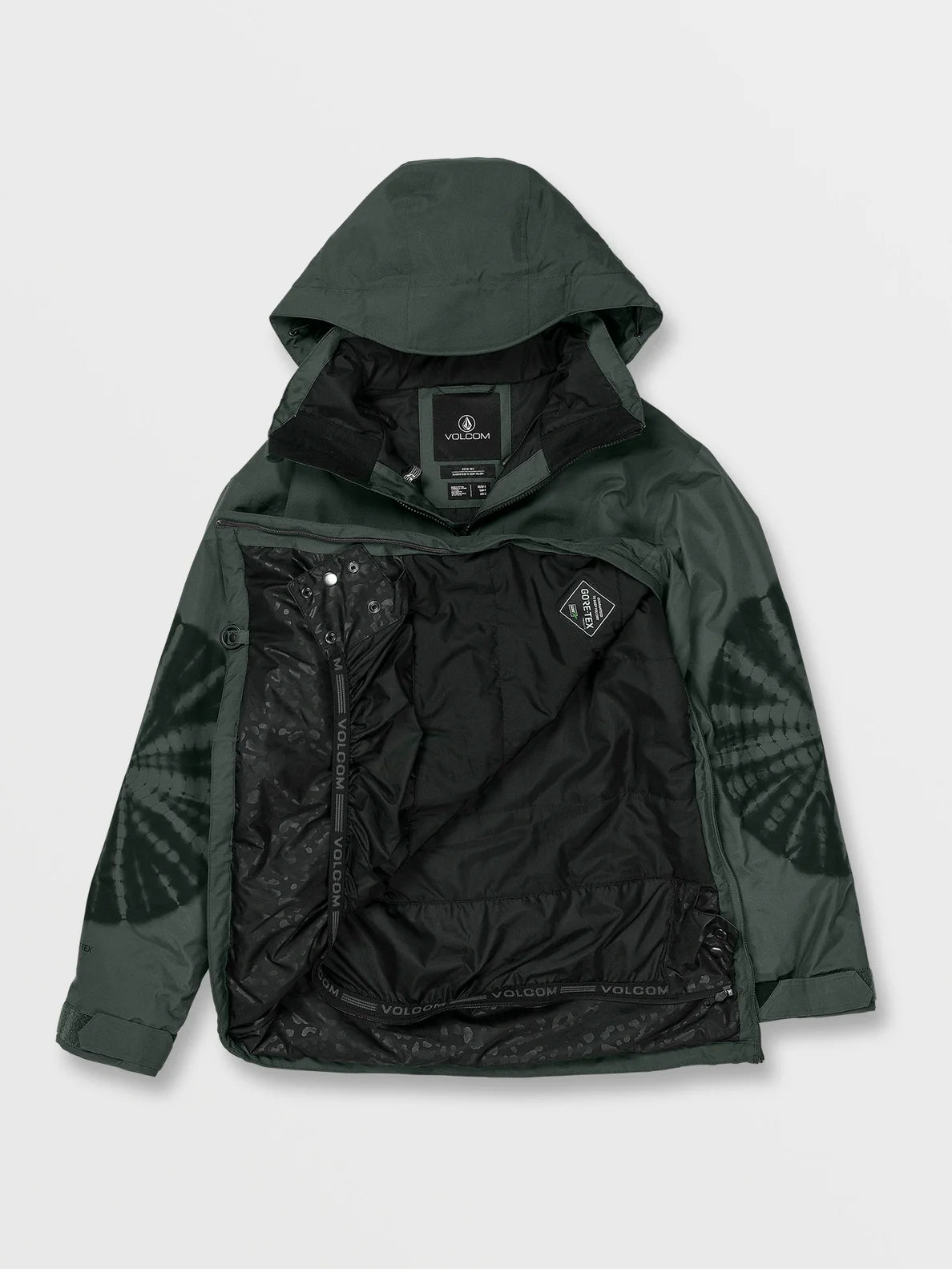 Volcom Fern Insulated Gore-Tex Pullover Snowboard Jacket - Eucalyptus