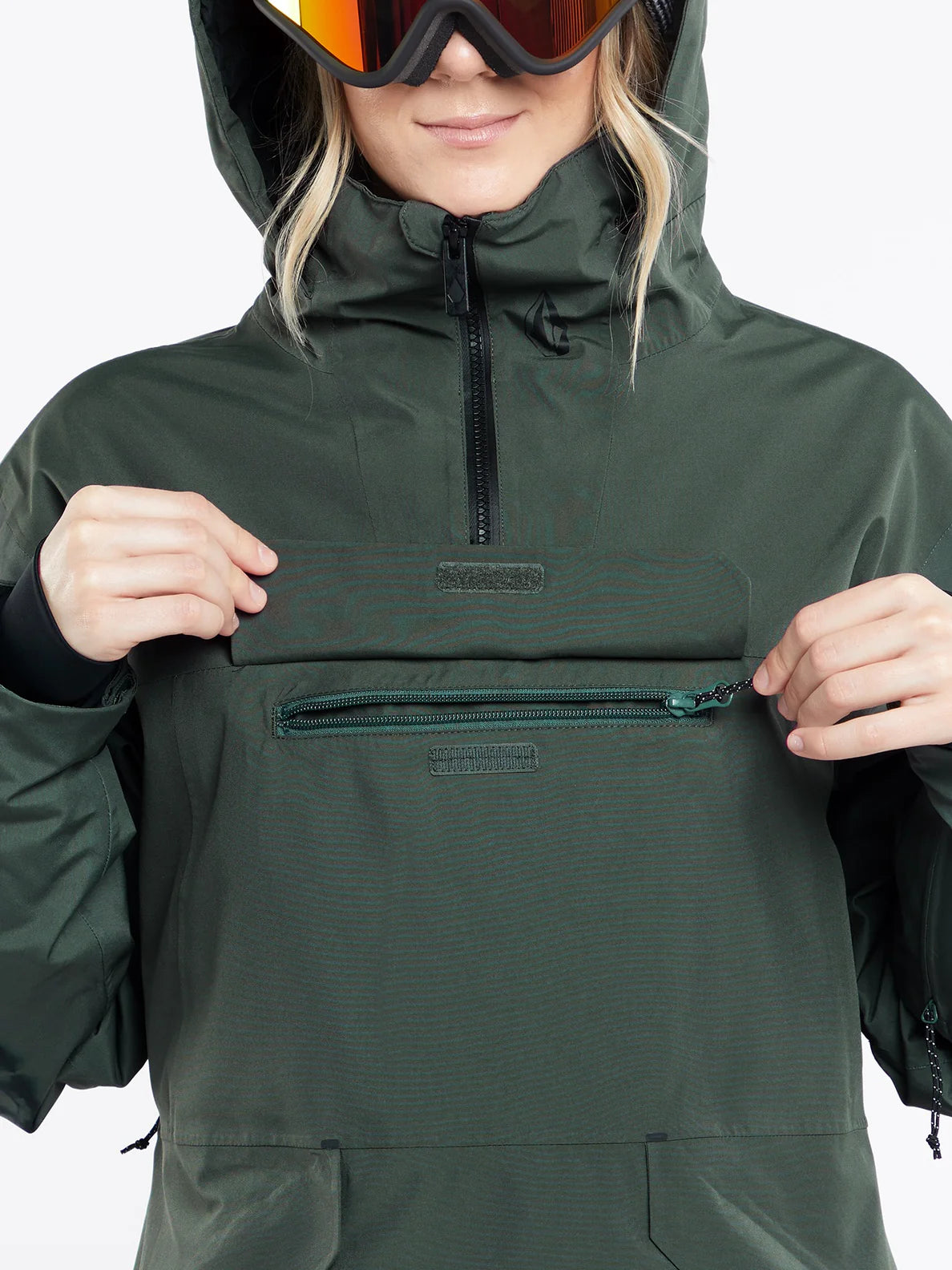 Chaqueta de snowboard Volcom Fern Insulated Gore-Tex Pullover - Eucalyptus