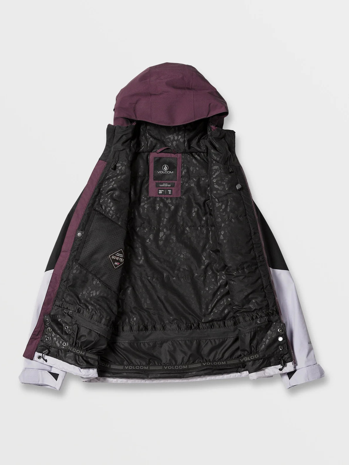 Jaqueta de snowboard feminina Volcom V.Co Aris Insulated Gore-Tex - Blackberry