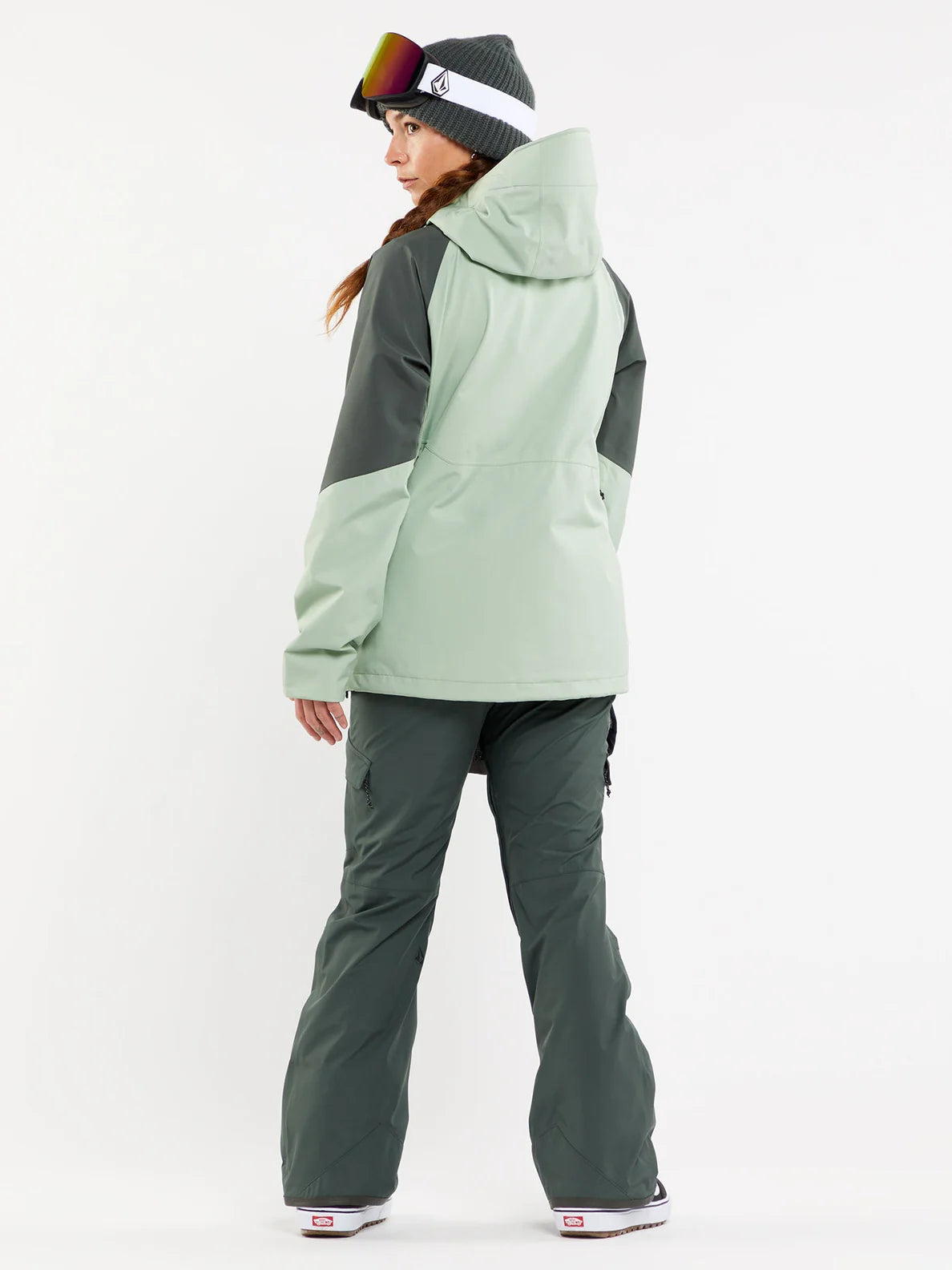 Volcom V.Co Aris Insulated GoreTex Women's Snowboard Jacket - Sage Frost