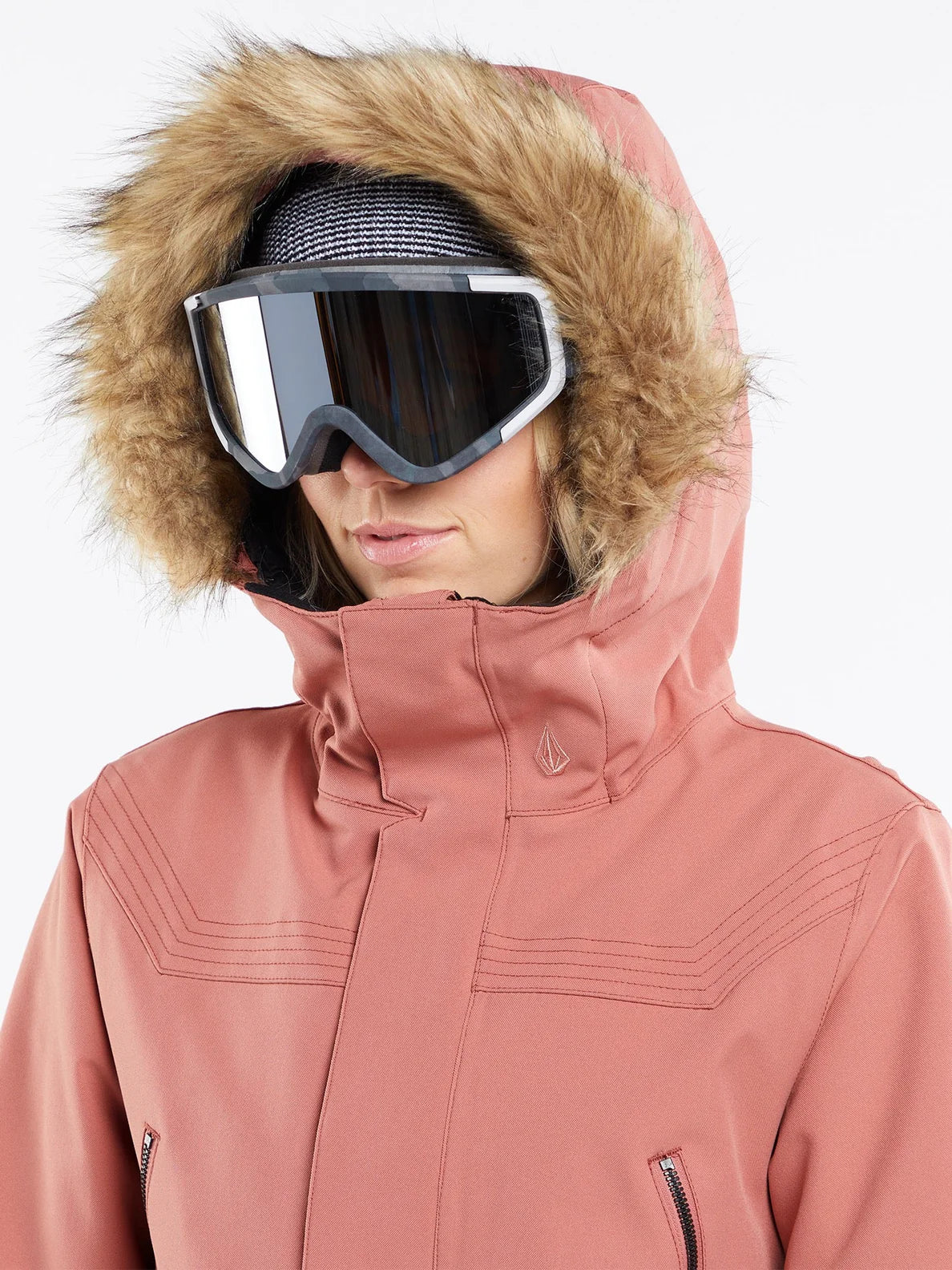 Giacca da snowboard da donna Volcom Shadow Insulated - Rosa Terra