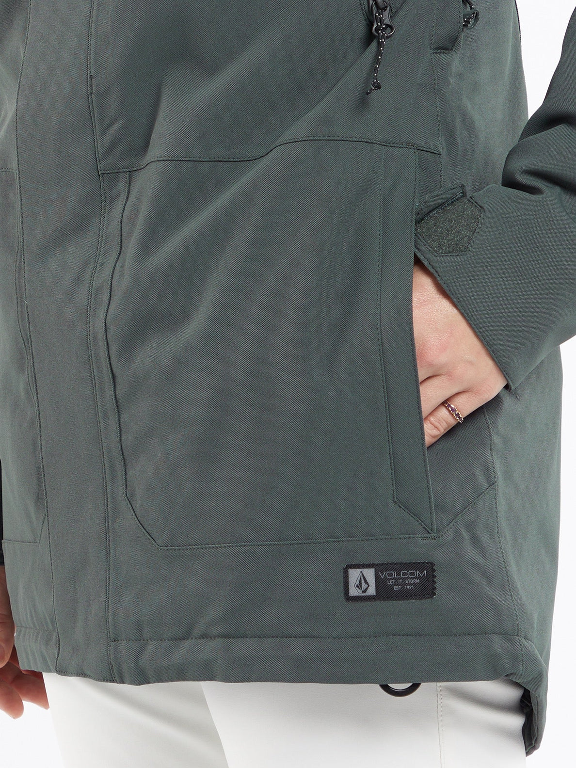 Volcom Shadow Insulated Damen-Snowboardjacke – Eukalyptus