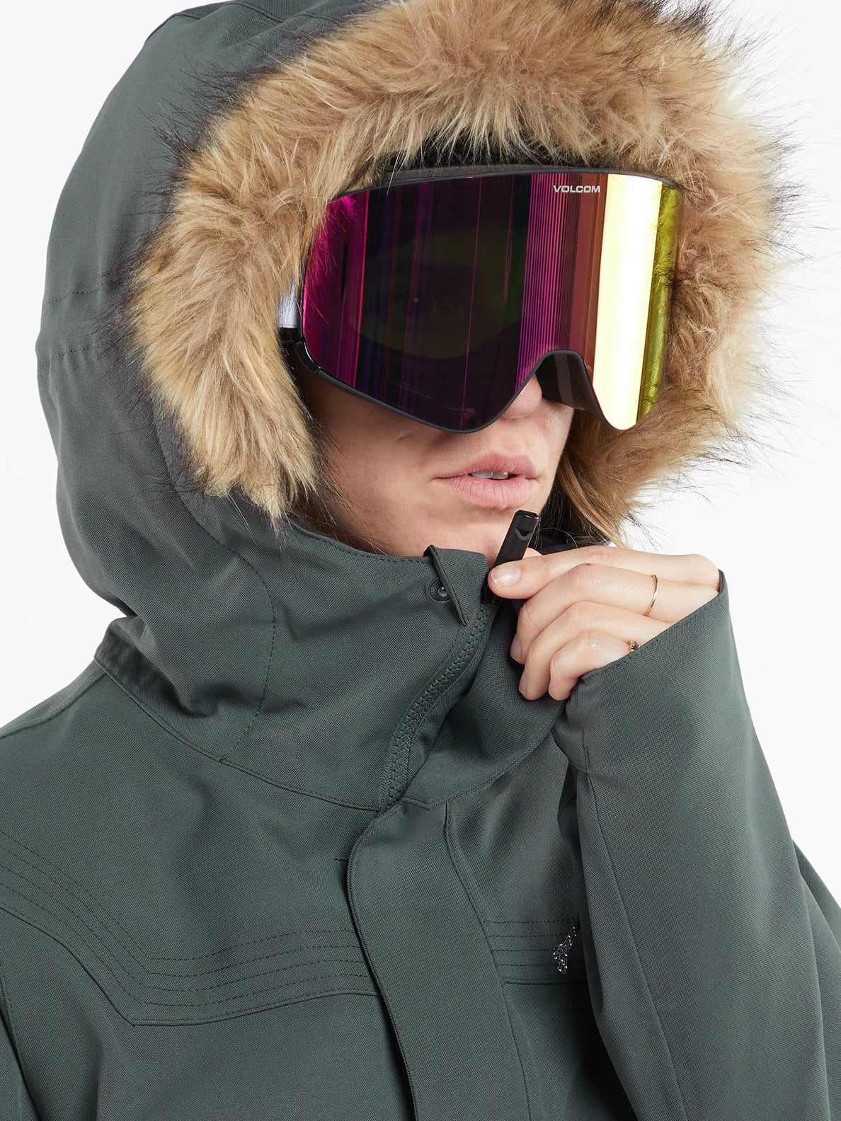 Giacca da snowboard da donna Volcom Shadow Insulated - Eucalyptus