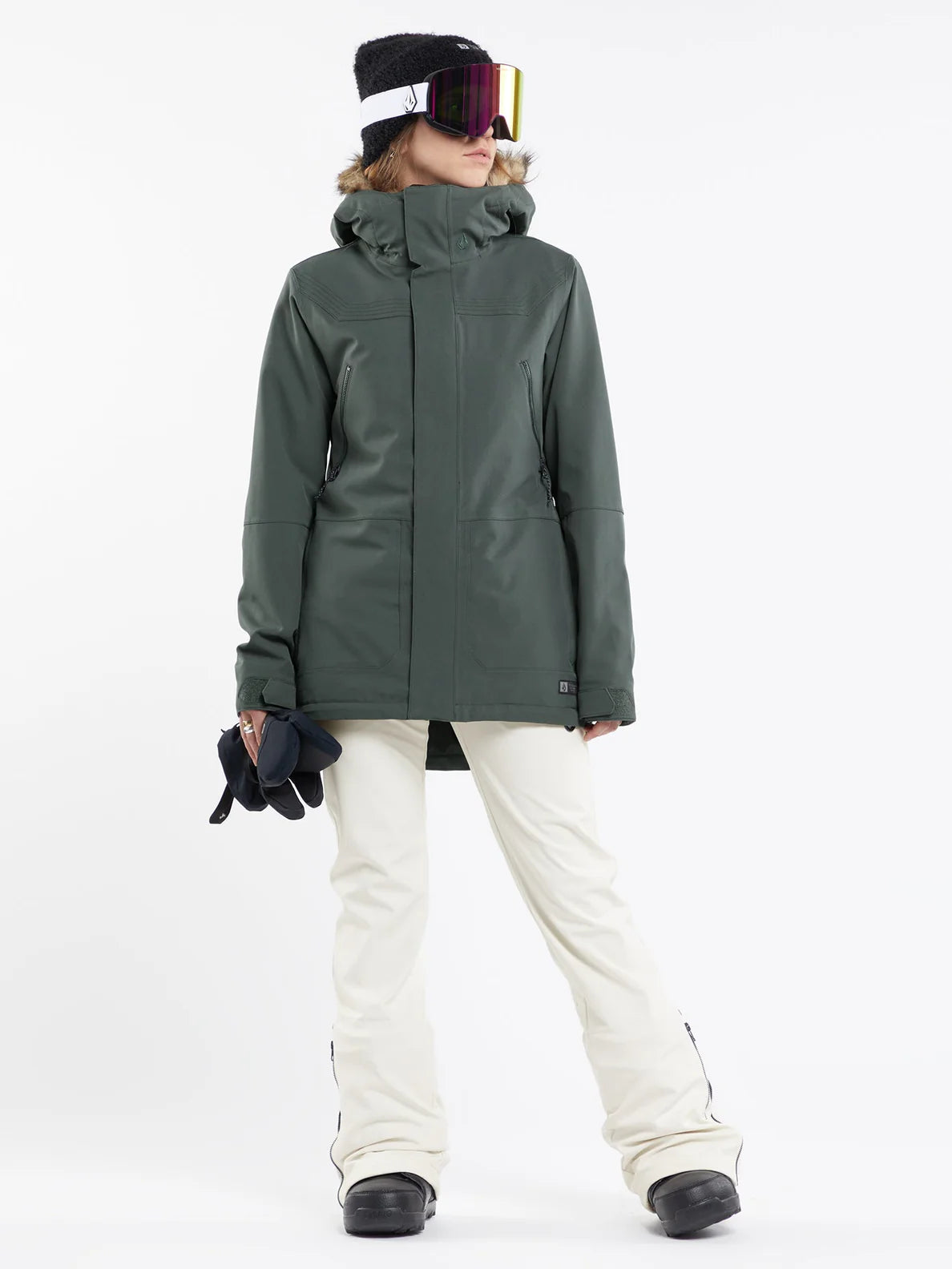 Giacca da snowboard da donna Volcom Shadow Insulated - Eucalyptus