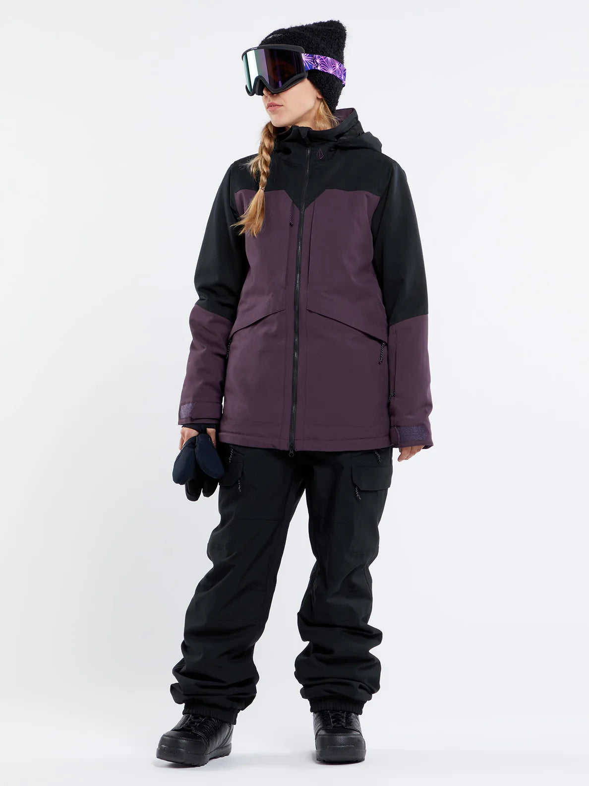 Jaqueta de snowboard Volcom Shelter 3D Stretch - Blackberry