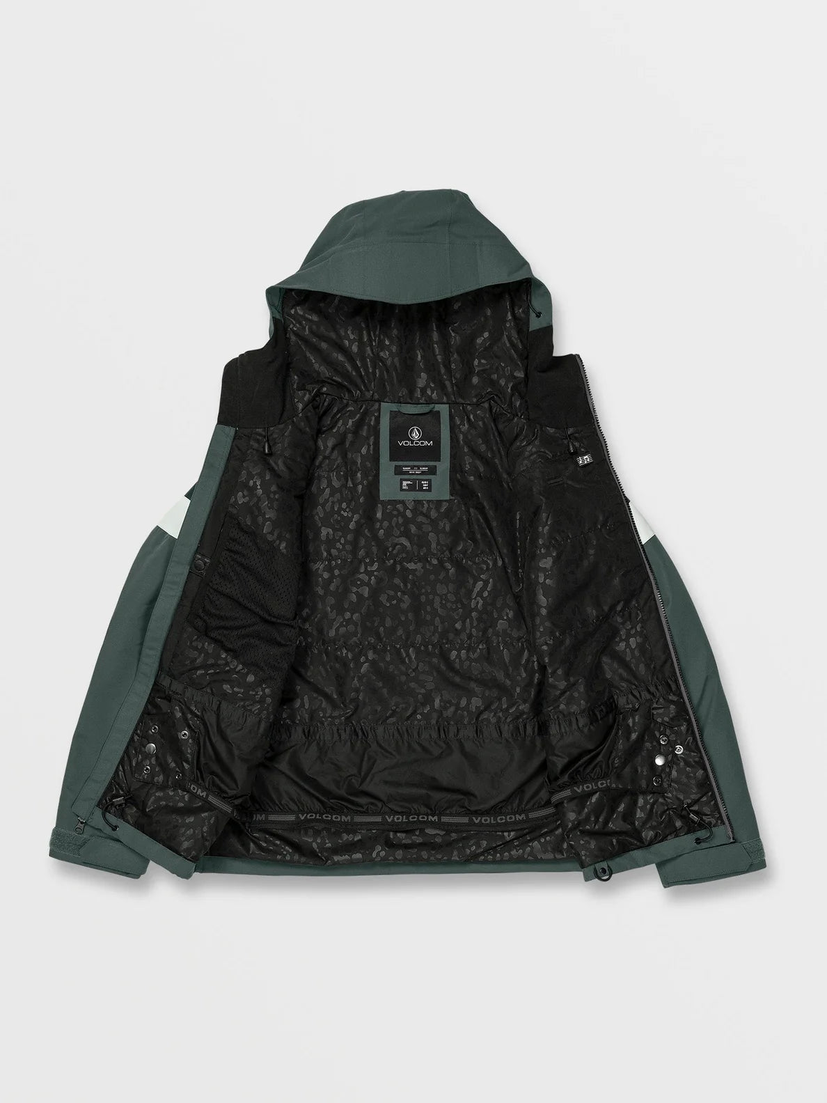 Veste de snowboard isolée pour femmes Volcom Lindy - Eucalyptus