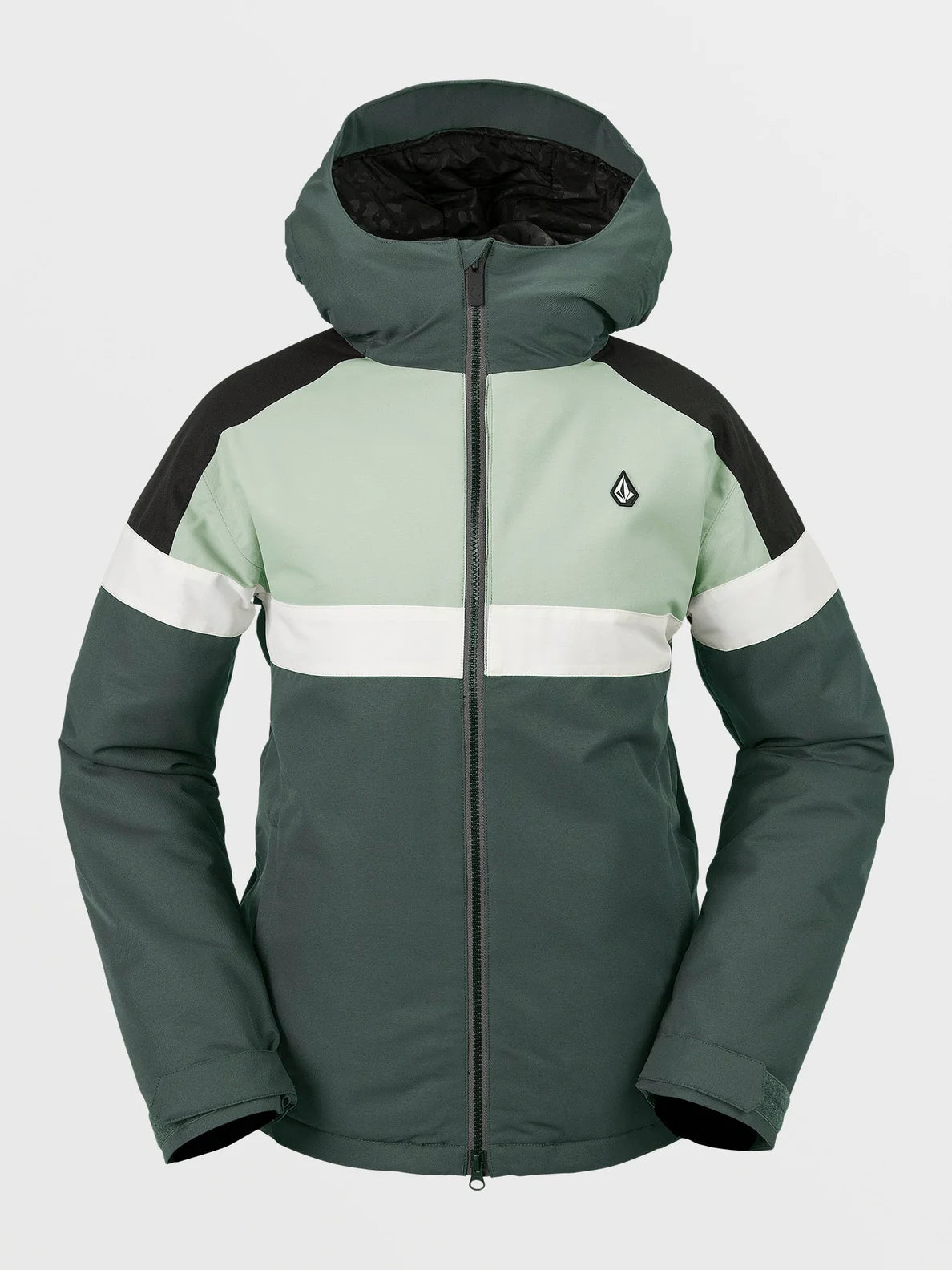 Veste de snowboard isolée pour femmes Volcom Lindy - Eucalyptus