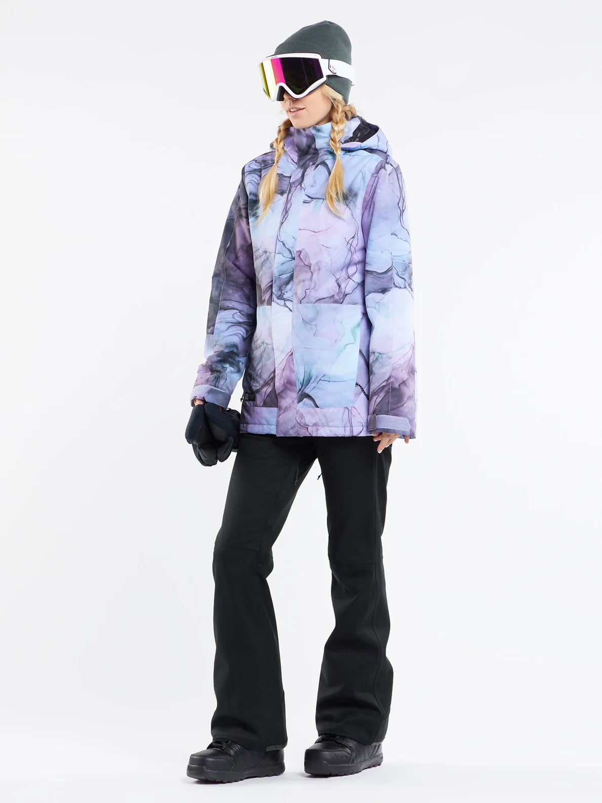 Jaqueta de snowboard isolada Volcom Westland - Glacier Ink