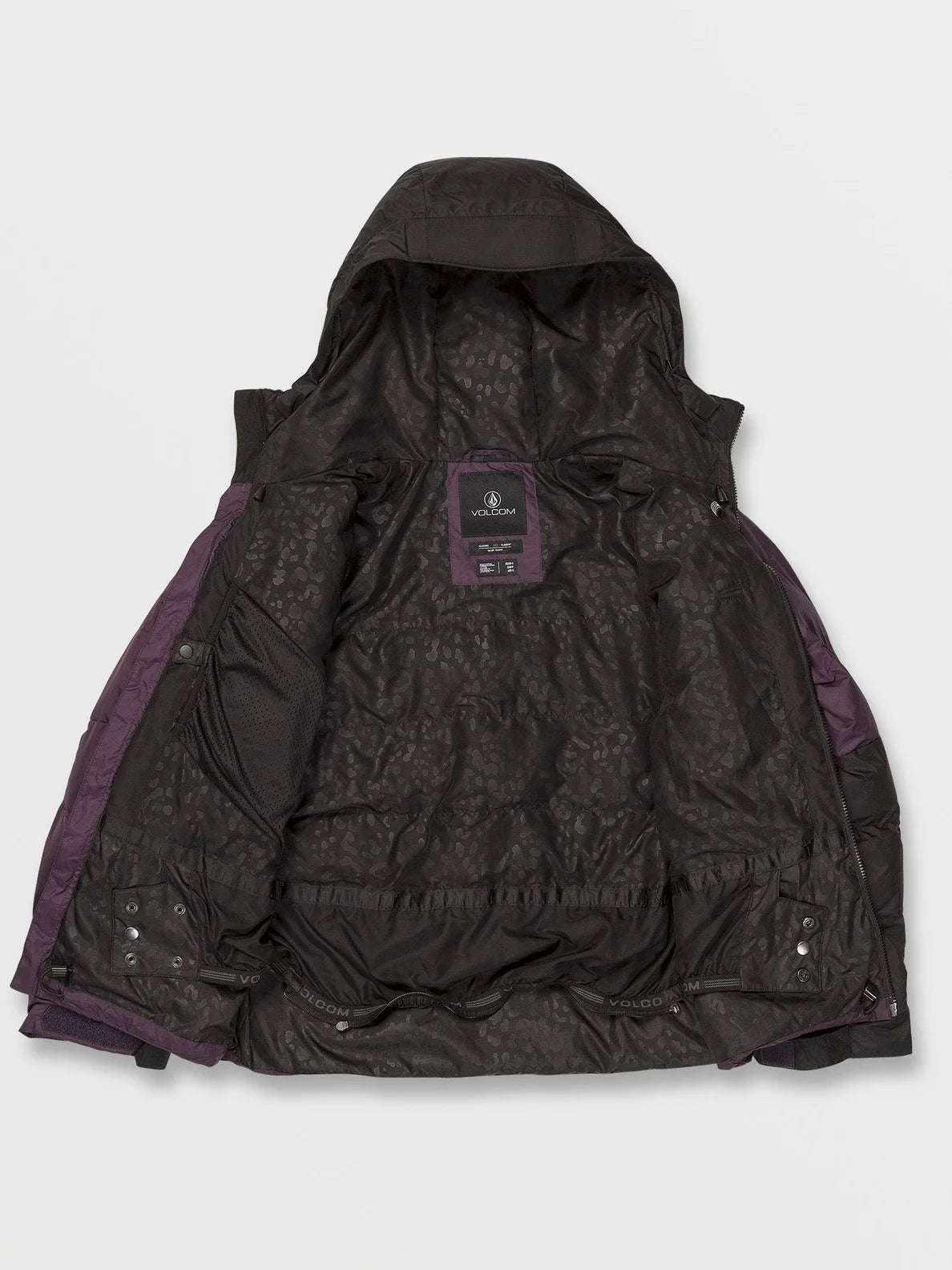 Veste de snowboard pour femmes Volcom Puffleup - Blackberry