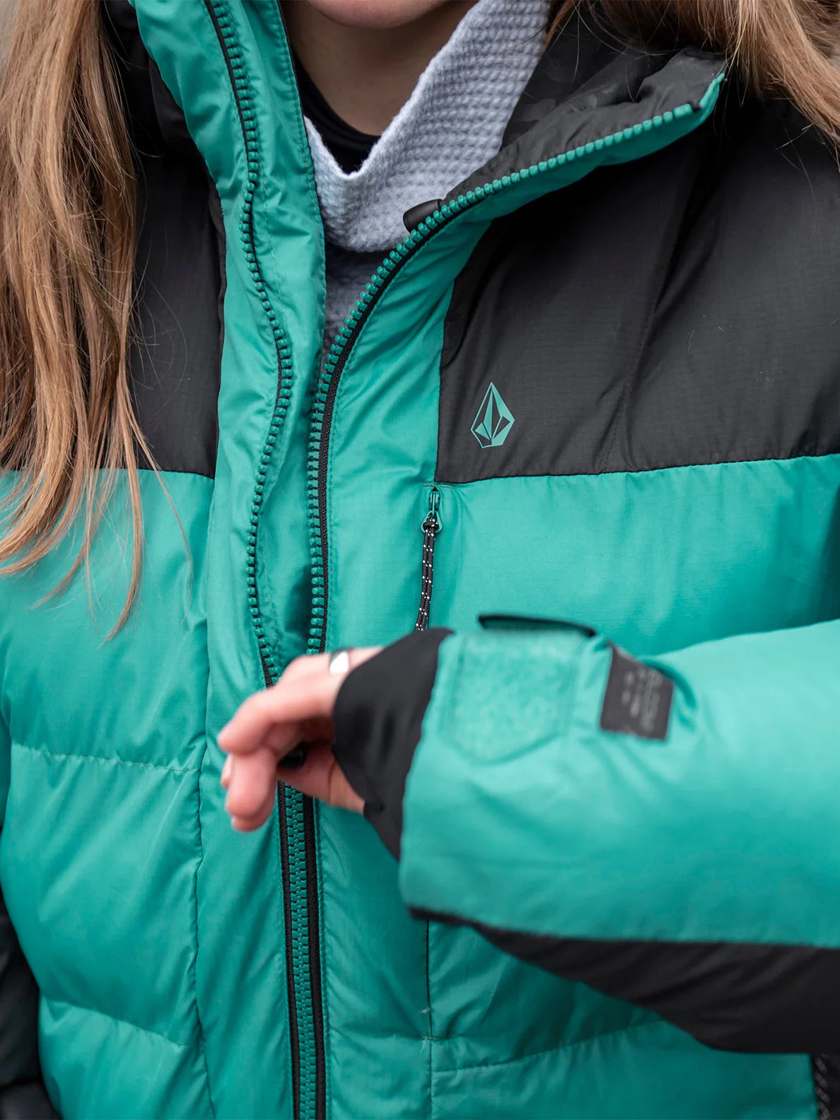 Volcom Puffleup Snowboard Jacket - Vibrant Green