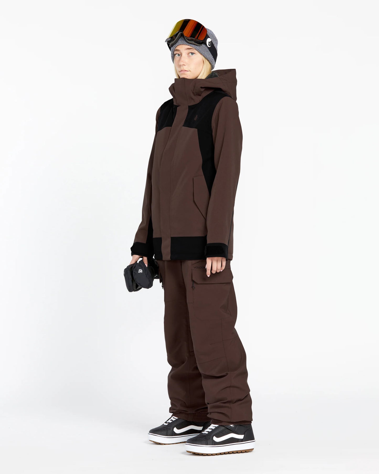 Jaqueta de snowboard feminina Volcom Stoney Shadow Insulated - Mogno